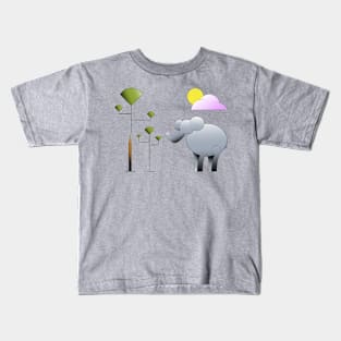 Elephant Deconstructed Kids T-Shirt